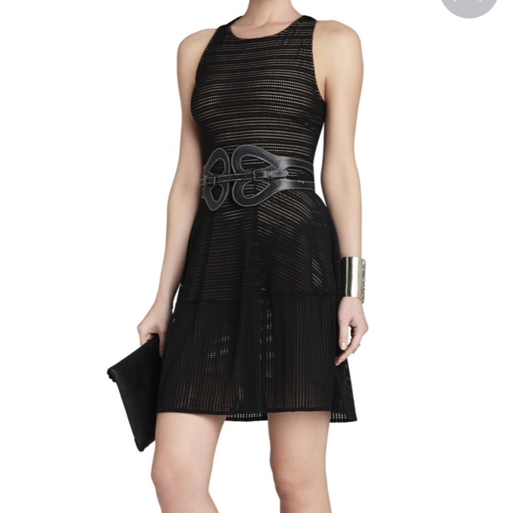 Cassandra Sleeveless A-Line Eyelet Dress - Medium